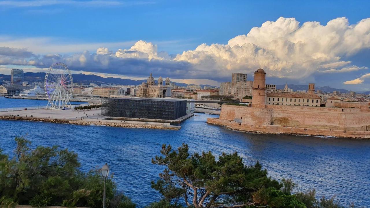 マルセイユEscale Marseillaise, Grand T2 Calme, Pres Du Vieux Port Pour 2 A 4 Personnes, Nettoyage Rigoureuxアパートメント エクステリア 写真