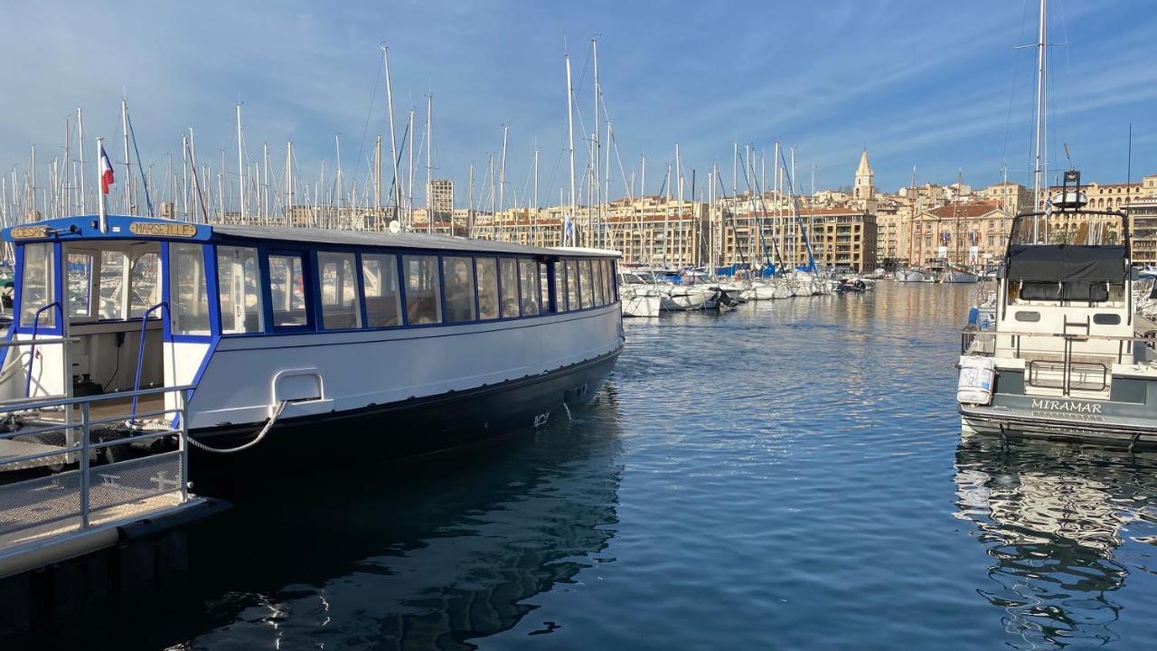 マルセイユEscale Marseillaise, Grand T2 Calme, Pres Du Vieux Port Pour 2 A 4 Personnes, Nettoyage Rigoureuxアパートメント エクステリア 写真