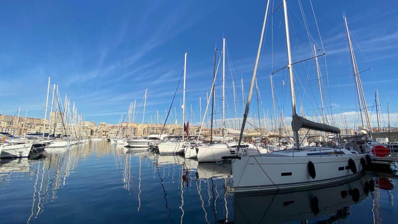 マルセイユEscale Marseillaise, Grand T2 Calme, Pres Du Vieux Port Pour 2 A 4 Personnes, Nettoyage Rigoureuxアパートメント エクステリア 写真